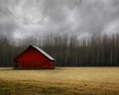 B1G1 FREE SALE - The Red Barn - 8x12 Fine Art Photography Print