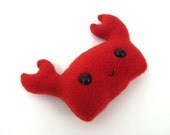 The Baby Crab - Cute Crustacean Plush by PterodactylPants