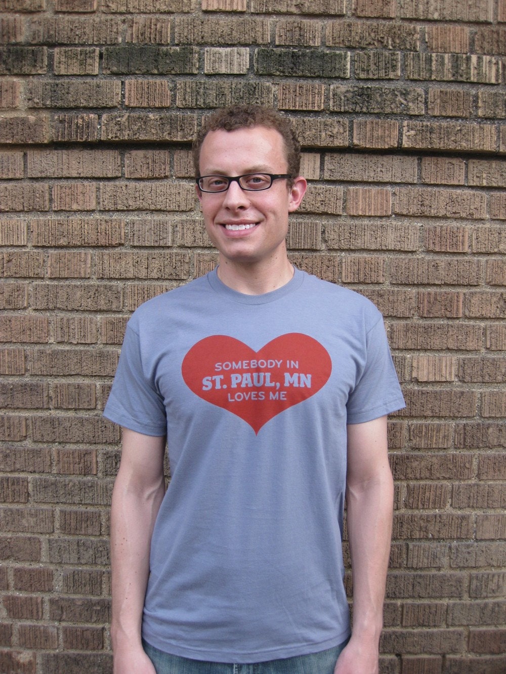 SALE- Men's: Somebody in St. Paul, MN Loves Me