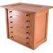 Mission Jewelry Box Cherry 6 Drawers