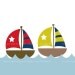 Sailing Boats Clip Art Boats Yachts Boating Out at Sea Images Digital Download commercial and personal use