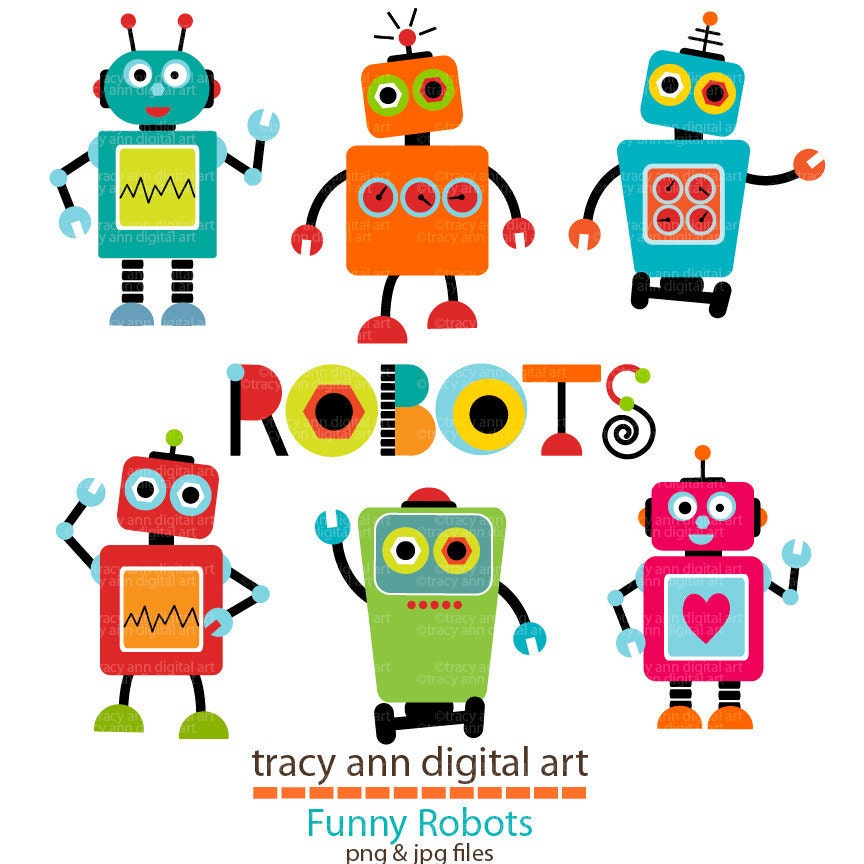 toy robot clipart - photo #50