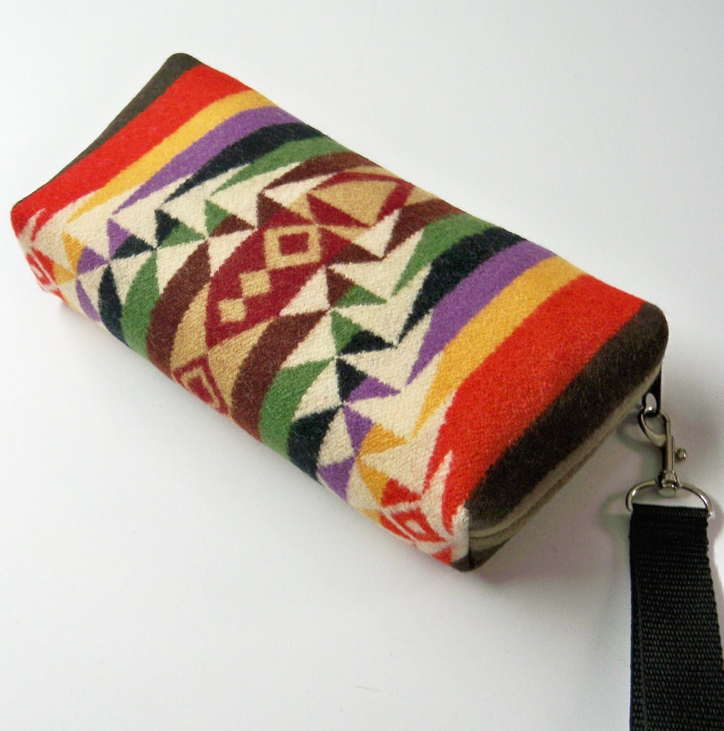 Pendleton Wool Purse Wrist Bag Clutch Colorful