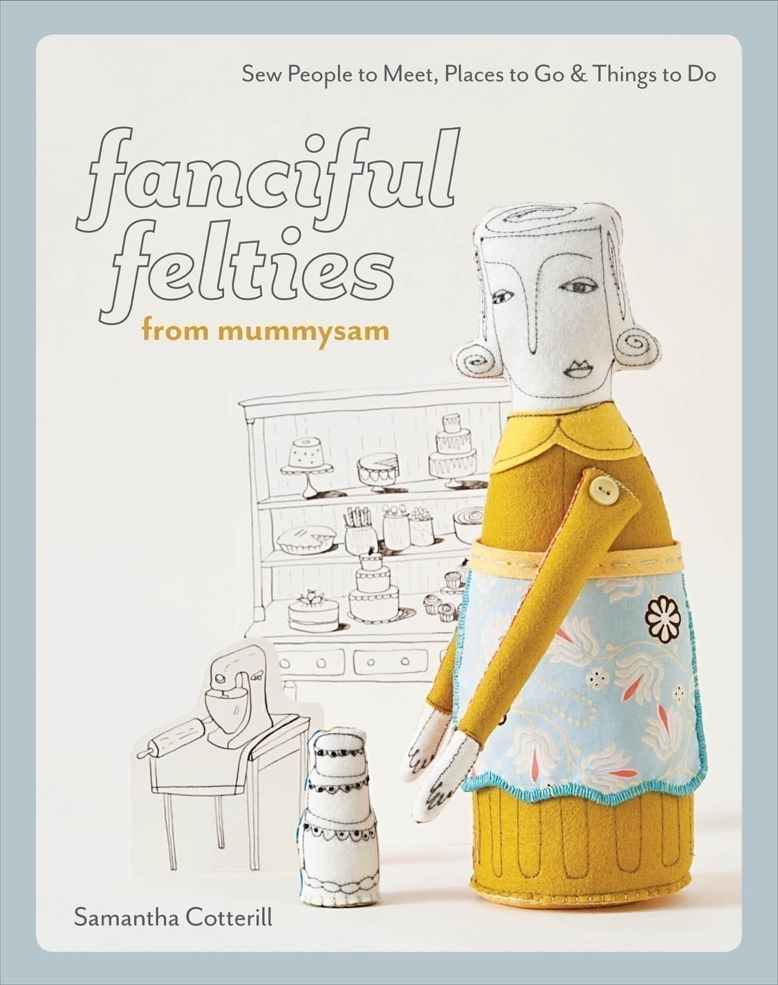 SALE Fanciful Felties book and FREE FABRIC