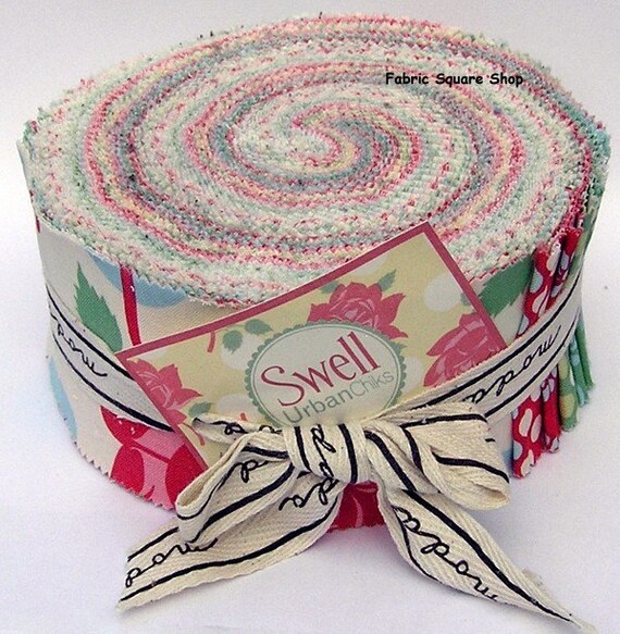 Moda SWELL JELLY ROLL Fabric Strip Roll by materialgirlchic