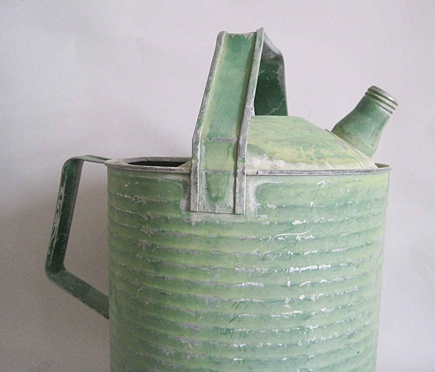 cool vintage green watering can