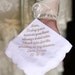 Monogrammed Handkerchief. Great for Weddings or Gift Giving.