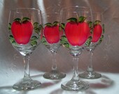 Apple Wine Glasses(4)