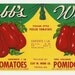 5 Old Vintage TOMATO LABELS Milroy,King's,Monarch,Webb's,