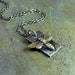 Bee Pendant Sterling Silver and Brass - Bee My Honey