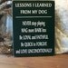 Lessons I Learned From My Dog Wood Sign