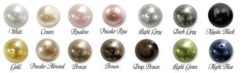 Simple Pearl Drop Necklace Bridal Party Gift The Chloe Necklace Choose Pearl Color FREE U.S.Shipping