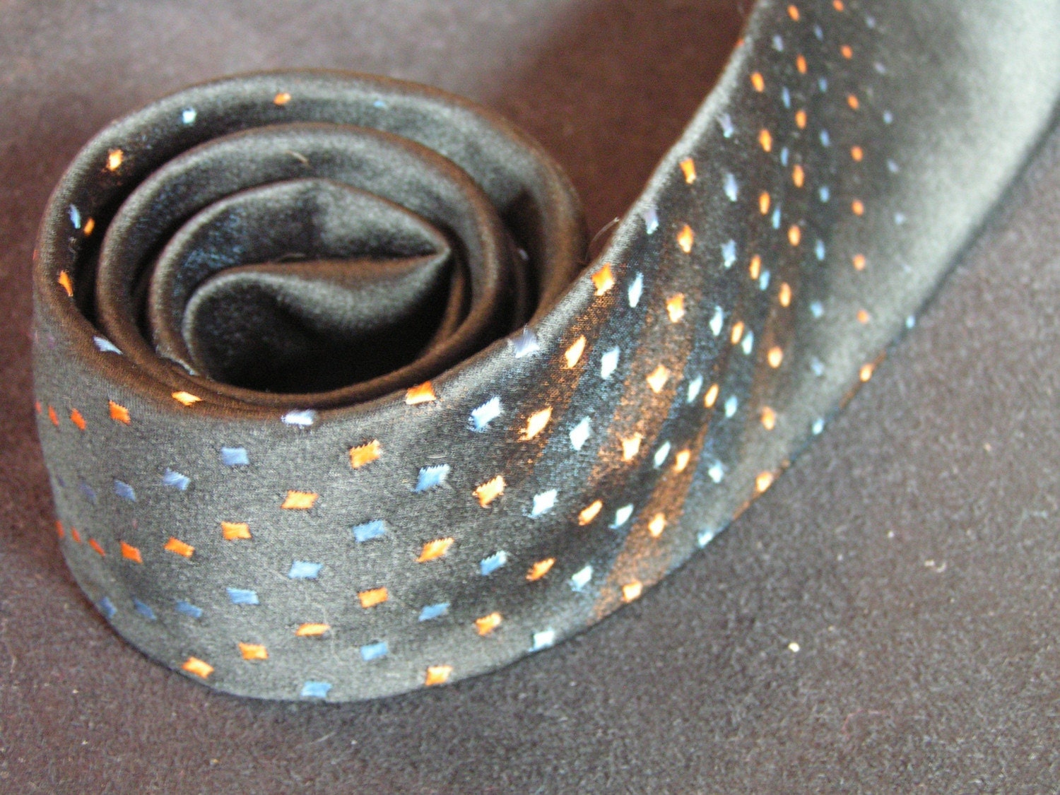 Vintage Skinny tie Harry Rothman  Necktie
