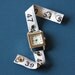 Tape Measure Watch in White