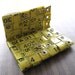Tri-Fold Tape Measure Wallet in Bright Yellow