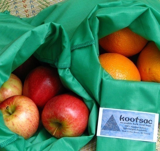 The Green Bag - re-usable produce bag - set of two