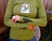 Mermaid Hoodie With Water Green SMALL