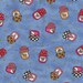The Mama San Mamasan Kappogi Full Coverage Smock Apron in BLUE Jam & Jelly Print Size Large (18-20)