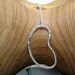 PKD Awareness Single Kidney Pendant in Argentium Sterling Silver
