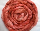Handpainted Roving -- Merino Wool and Silk