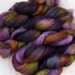 Handpainted Roving -- Blueface Leicester Wool/Silk