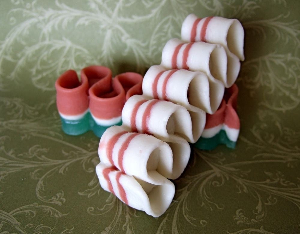 Christmas Ribbon Candy Soap