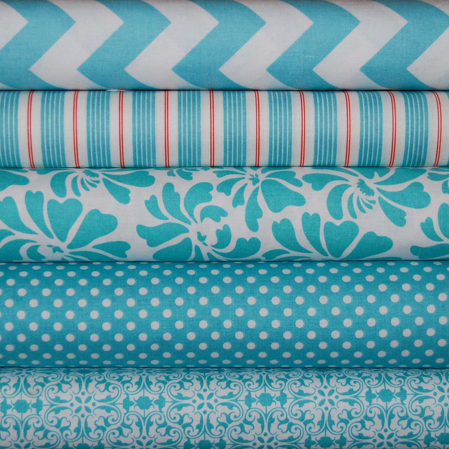 Aqua 1/2 Yard Bundle