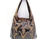 Persephone Vinyl Applique Handbag