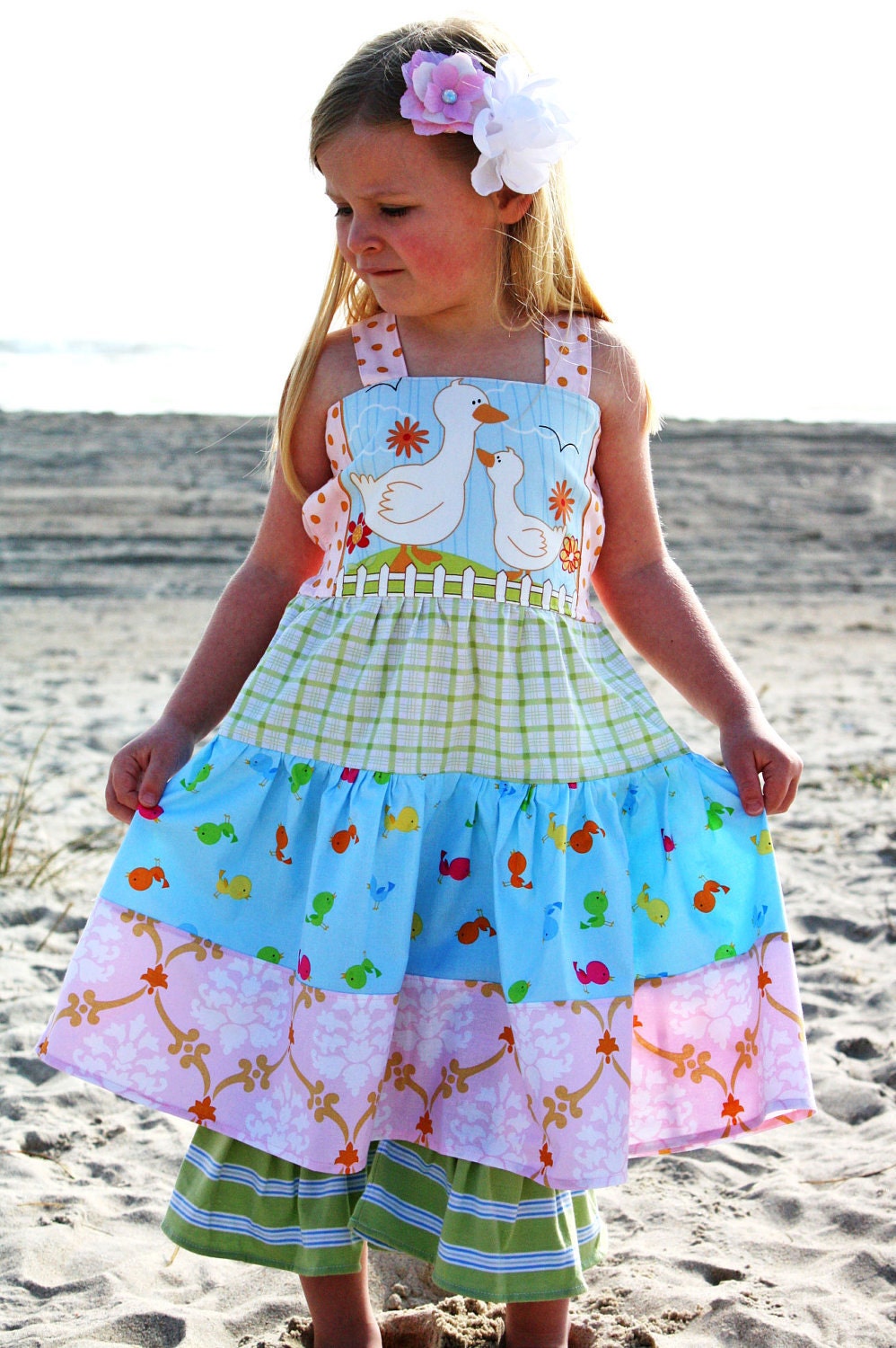 Duck Duck Goose dress..sz 18mo - 7/8....Momi boutique