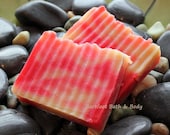 Handmade Shea Butter Soap Berry Mint One Bar Left