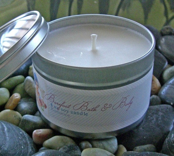 Creme Brulee Soy Candle in Round Container