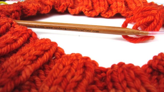 Bamboo circular knitting needles 40 inches US size 9 - FREE SHIPPING