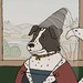 historical dog portrait: hoobie of burgundy