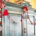 colorful felt garland with hearts and circles 12' mixed patterns