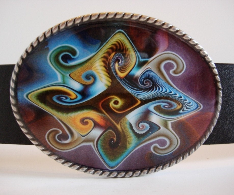 Belt Buckle - Aqua Ra