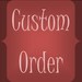 Reserved Listing for klampasone