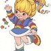 Ladies Leg Warmers - RAINBOW BRITE