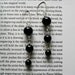SALE: Midnight Earrings - Black Agate, Sterling Silver