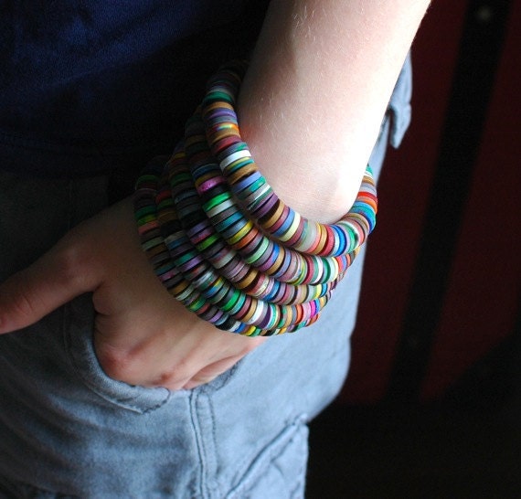 Reef color beaded bracelet