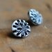 Chrysanthemum post earrings