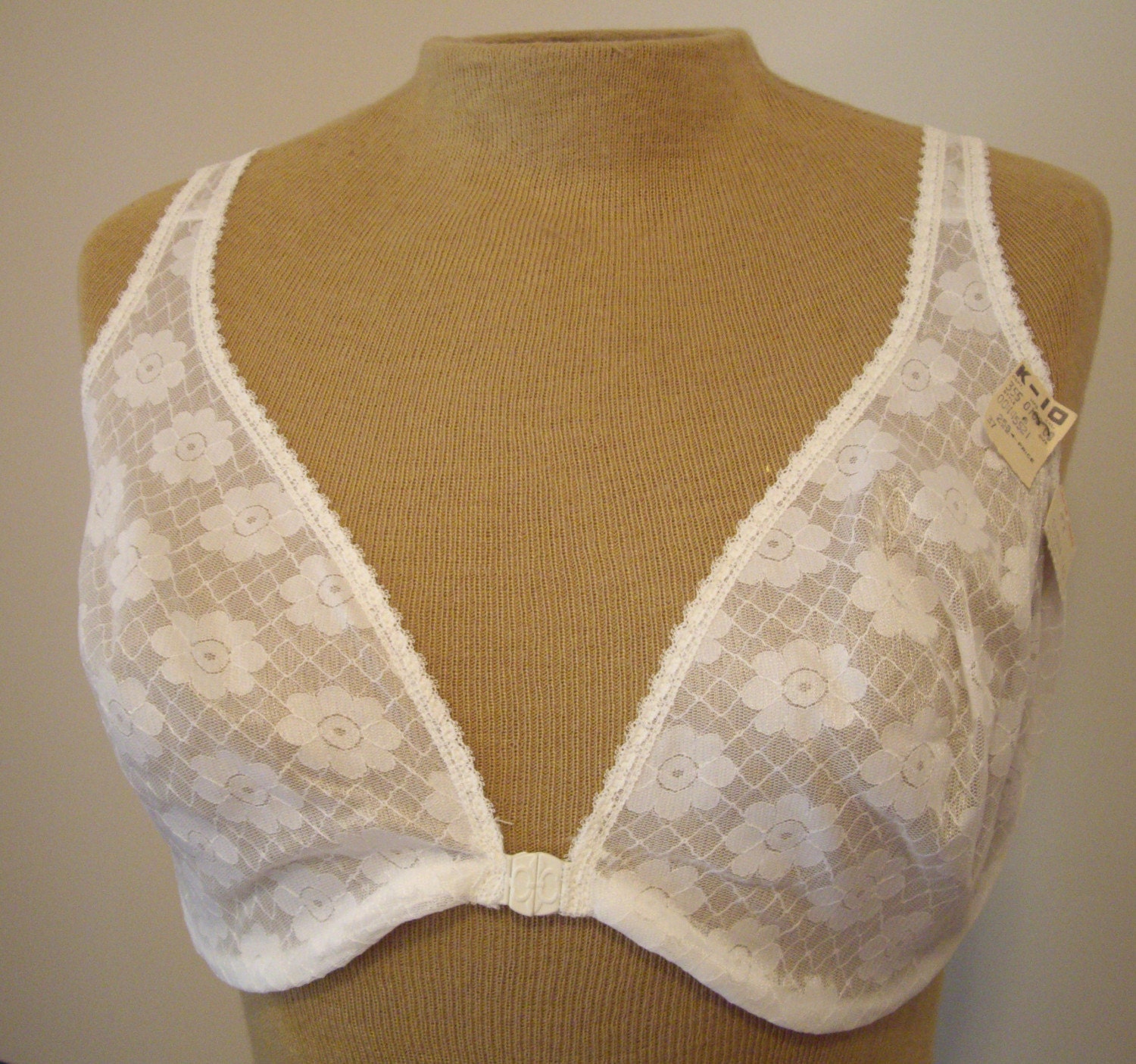 Vintage Lily Of France Lace Bra Size 34D