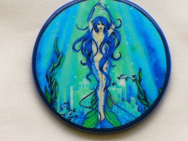 MERMAIDS ATLANTIS Fantasy Talisman Amulet