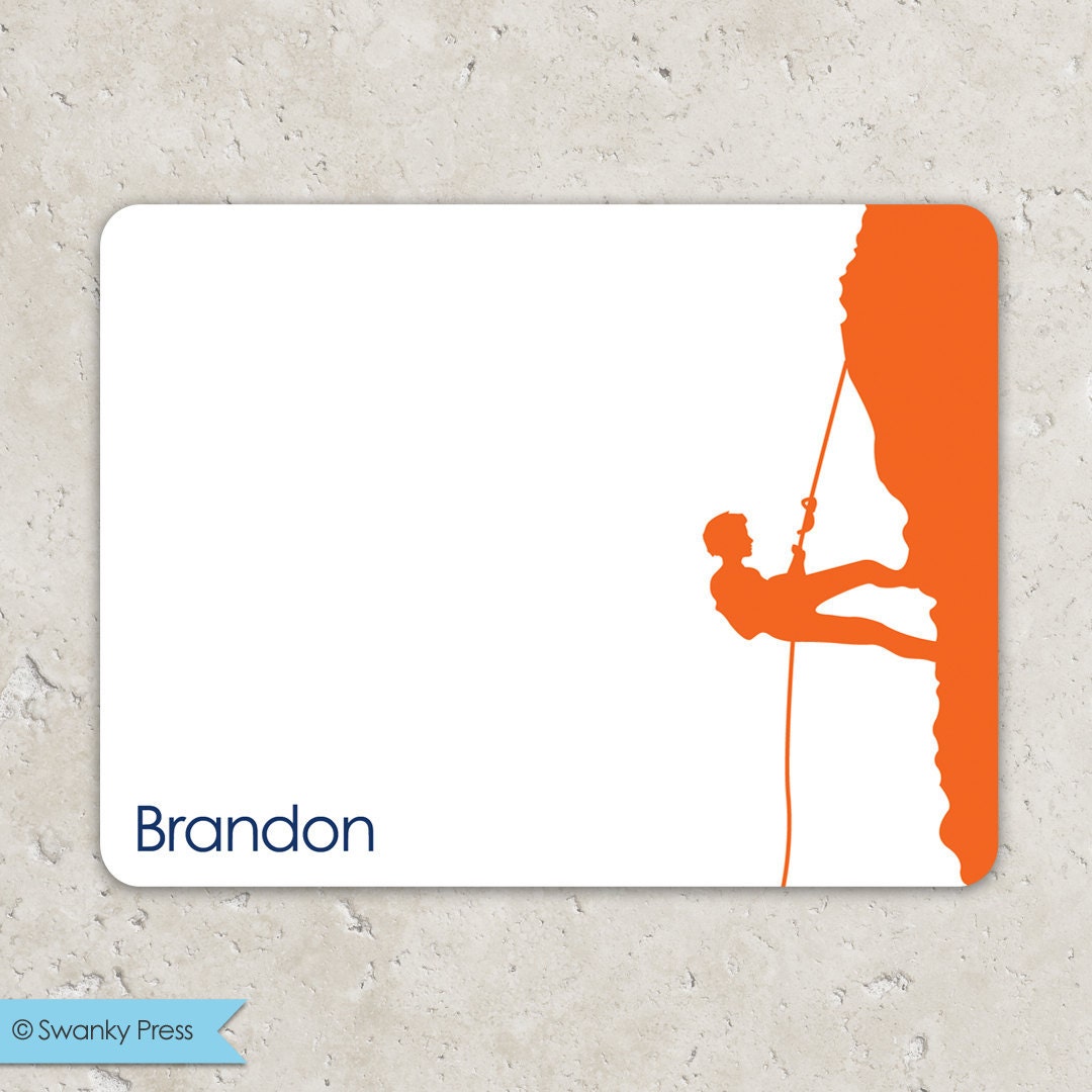 Rock Climbing Flat Notecards - Thank you notes Il_570xn