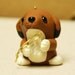 Puppy Ornament by Kari Schwartz