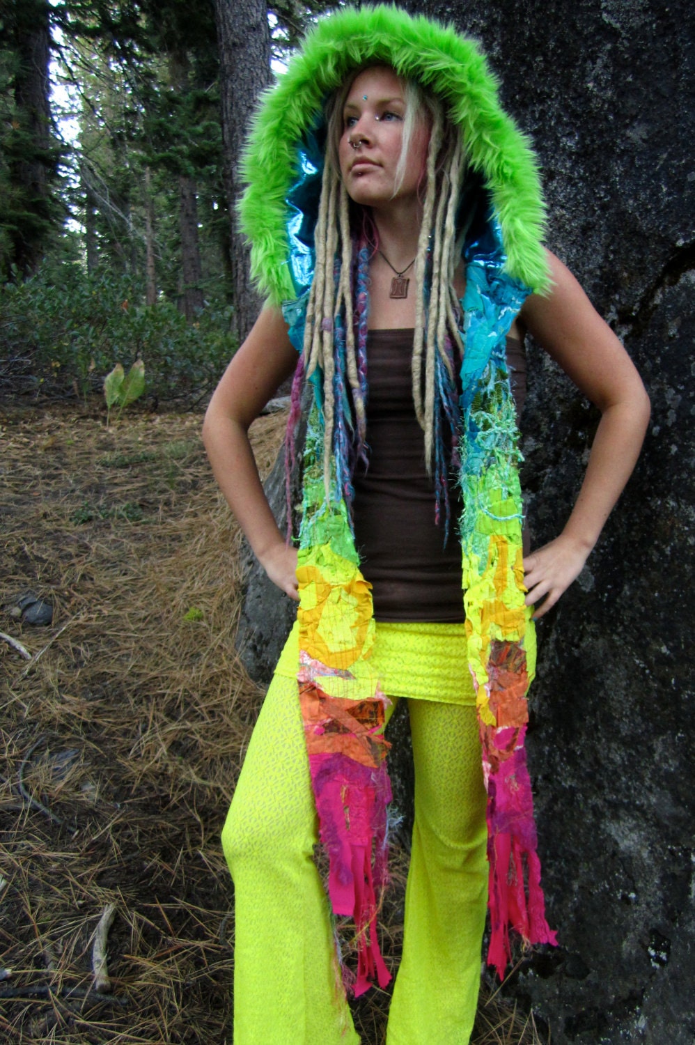 PixiE hooD ScoodiE hooDie Elf Clothing Custom Made for you Festival clothing