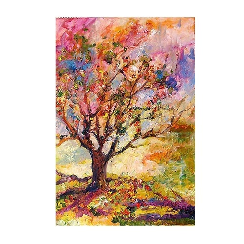 RESERVED for marylucasazza Grandmother's Apple Tree Large oil Painting by Ginette Callaway