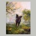 Horse Equestrian Original Oil Painting by Ginette Callaway