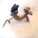 Mouse Butterfly Soft Sculpture Primitive Doll