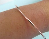 Handmade 14K Rose Gold Bangle