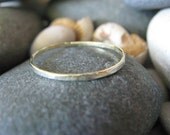 Green Gold Wedding Band Set. LGBT 1mm